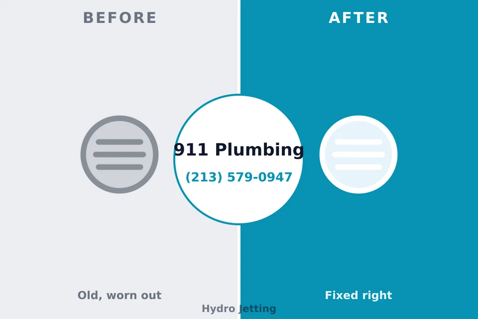 Before and after: plumbing company Cementon, PA